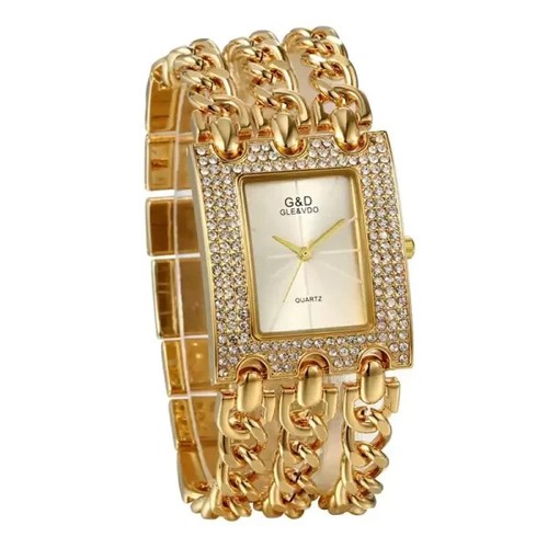 Goldene luxusarmbanduhr - g&d,