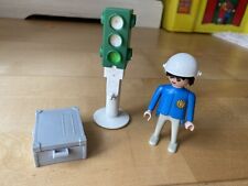 Playmobil Polizei Figur mit Zubehör Klicky Ampel