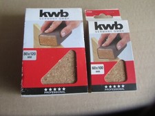 KWB Schleifpapier Korkhalter Handklotz  2 größen  /  Palreg2K2