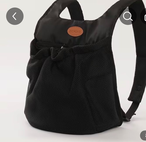 Hunderucksack 5kg schwarz