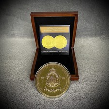 Royal baby gold layered coin - royal,