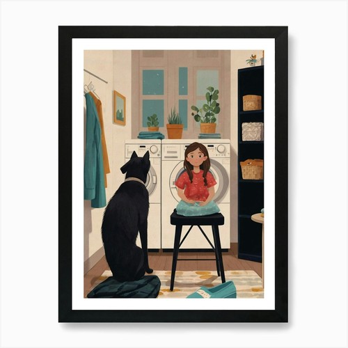 Mädchen und ein hund - mädchen,