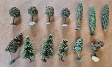 Konvolut Bäume/Massebäume - überwiegend Metallfüße - vermutlich Faller/Wiking
