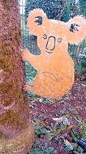 Koala Bär Stahlblech