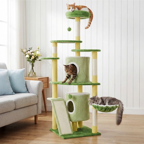 Grüner deluxe katzenbaum - grüner, deluxe-katzenbaum