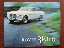 Prospekt / brochure British Leyland Rover 3.5 Litre P5 MY 1969 selten ! rare !