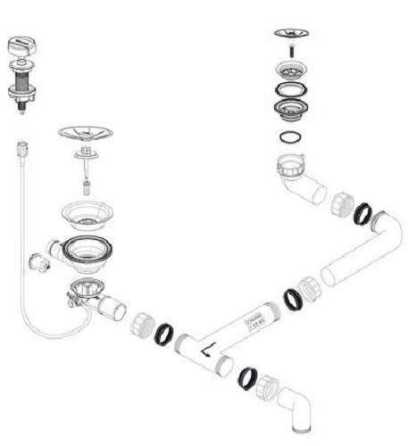 Blanco 234494 ablaufgarnitur - blanco,