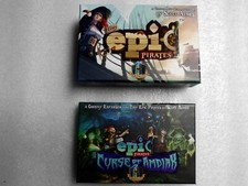 Brettspiel TINY EPIC PIRATES + ERWEITERUNG + ZUBEHÖR von Gamelyn Games wie neu!
