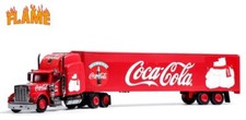 PETERBILT Coca Cola Truck & Trailer  - red / white - FLAME 1:64
