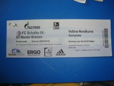 09/10 Ticket FC Schalke 04