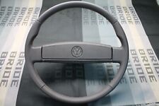 LENKRAD VW T3 NEU BEZIEHEN+HUPENKNOPF+DAUMENAUFLAGEN+SOFTPOLSTERUNG BRAUN