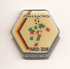 ARD/ZDF Sport Pin Fußball WM 1990 in Italien