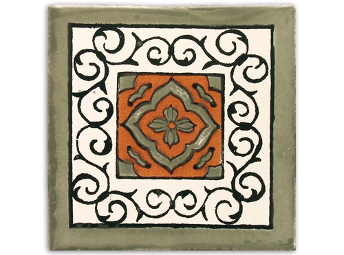 Handbemalte fliese barcelona - handbemalte,