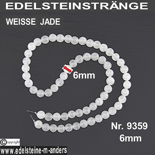 Jade weiß kugel perlen - kugel,