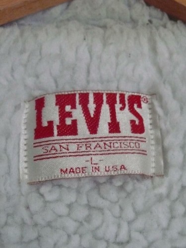 Levi sherpa trucker jacket - sherpa, l