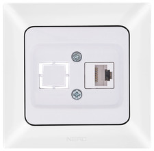 RJ45 Netzwerkdosen 1 Fach ISDN