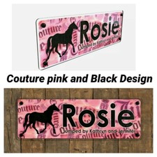 Rosa und schwarz Couture