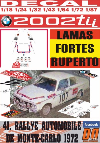 Decal bmw 2002 tii lamas - 2002,