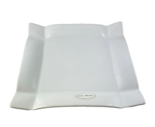 Teller rechteckig Schale Weiß