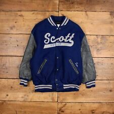 Vintage Holloway Varsity Jacke L 80er Letterman Sports blau