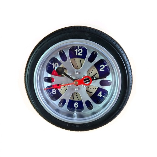 Retro alufelge reifen uhr wand - retro,