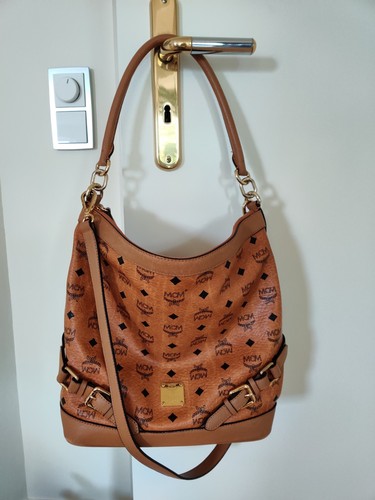 Mcm damen schultertasche - schultertasche, leder