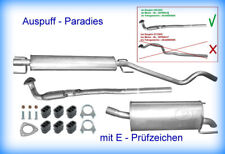 Abgasanlage ab Kat. Auspuff für Opel Astra H 1.6 Caravan 77KW L35 ab 08/2005+Kit