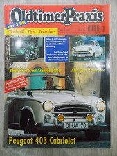 Oldtimer Praxis Mai 1997 5/1997 Cabrio Zündapp KS601 Citroen DS Peugeot 403