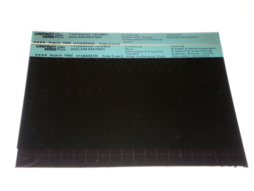 Microfich ersatzteilkatalog - microfich,