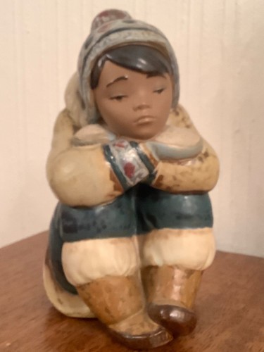 Figur keramik eskimo - ,
