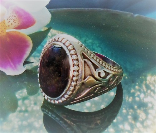 Ring französische lilie - Ω,