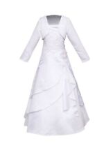 M198 NEU Kommunionkleid + Bolero + Reifrock Kommunionskleid 128  52 164