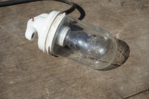Antik kolbenlampe glas - antik,