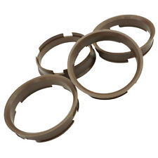 4x Zentrierringe 72,6 - 66,6 / 72.6 auf 66.6 / BRAUN