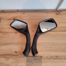Spiegel Paar Schwarz E-geprüft für Aprilia Leonardo gebraucht rechts links