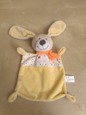 Hase Lange Ohren Schnuffeltuch Schmusetuch Baby Kuscheltuch gelb Nicotoy