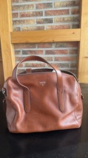 Fossil Damen Handtasche, Echtleder, Braun