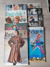 Müller & Sohn 10 Schnittmusterhefte 1986 Vintage Nähen Rundschau Damenmode