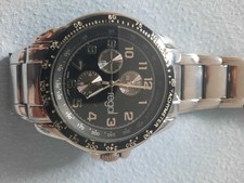 Herren Armbanduhr, gebraucht, Funktion ungeprüft, da leere Batterie, sehr schwer