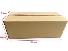 20 Stk. Faltkartons Versandkartons 800x320x300 mm zweiwellig Verpackungen Paket