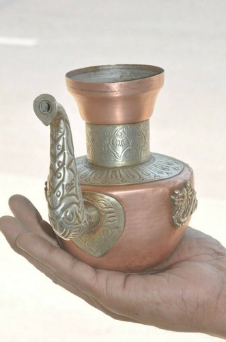 Alte kupfer weiß - weiß, metall