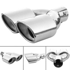 Auspuffblende Endrohr Doppel