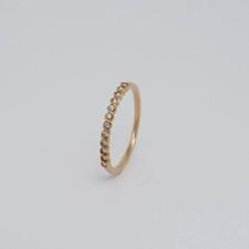Ring zierlich mit 0,11ct TW-si Brillant in 750/18K Rosegold Gr. 54