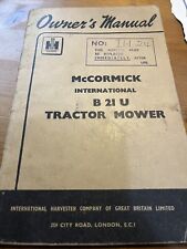 mccormick B-21U Traktor