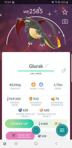 Pokemon shiny glurak - go,