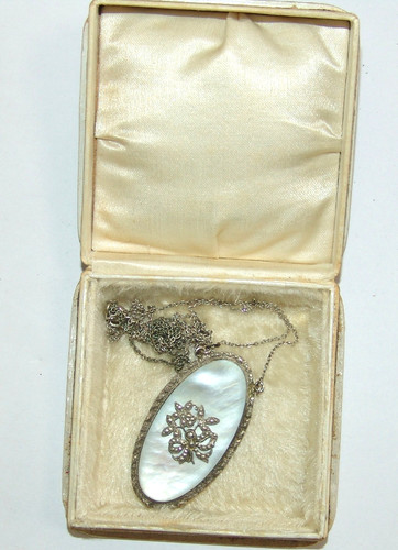 Anhänger jugendstil silber - anhänger,