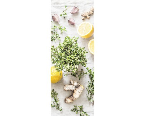 Glasbild cook 30x80 cm - v,