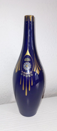 Jugendstil vase kobaltblau mit - jugendstil,