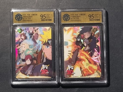 Lot graded cards naruto - lot,