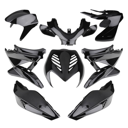 Verkleidungsset schwarz glanz